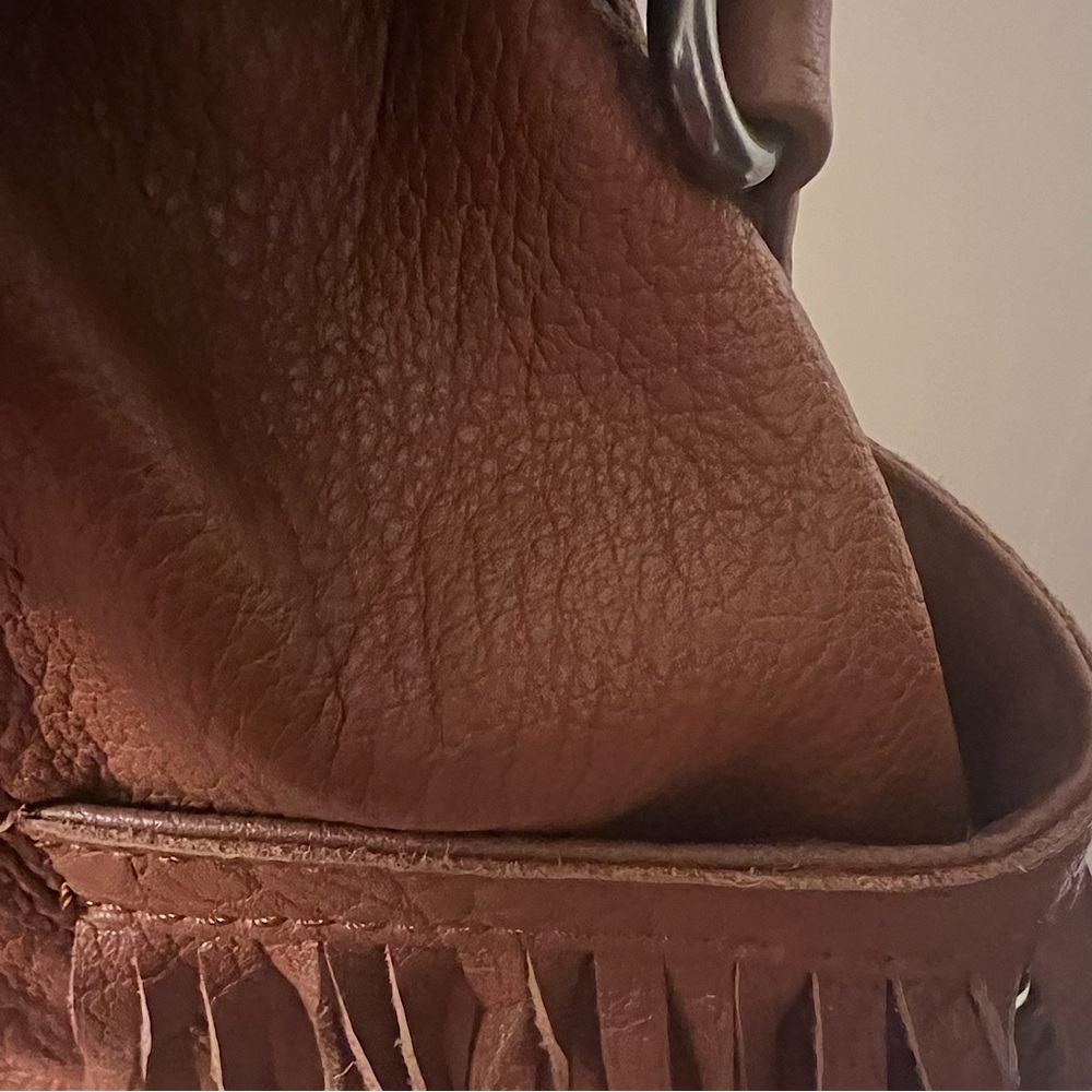 The Sak Avalon Fringed Convertible Backpack Handbag, Sierra Brown nwt - Picture 12 of 14